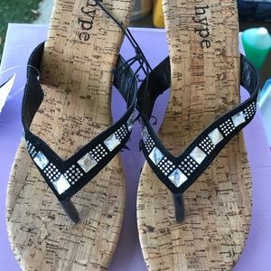 High sandals